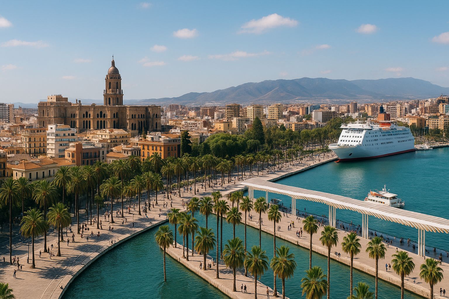 Malaga stad bostad alternativ köp till kusten