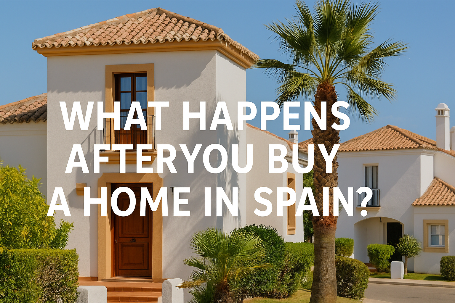 Efter boligkøb i Spanien – hvad er de næste skridt?