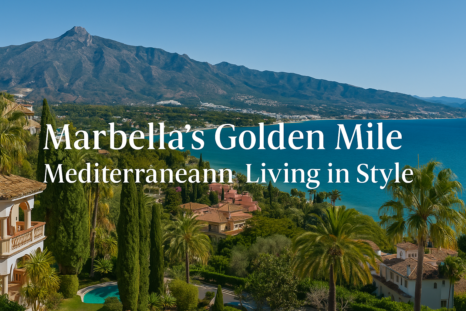 Marbellas Golden Mile – en livsstil ved Middelhavet