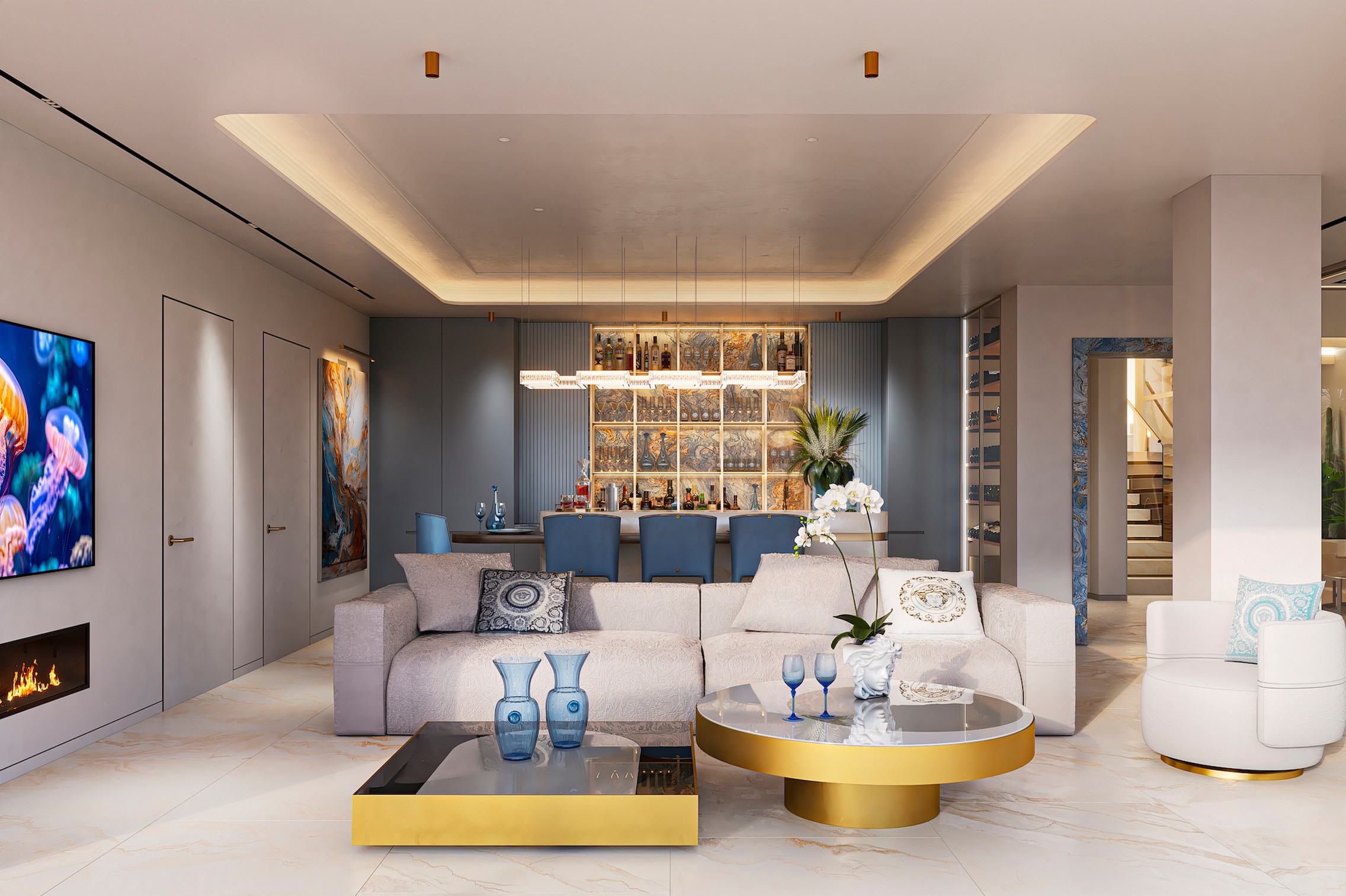 Inside the Unique Style of Versace Home Interiors