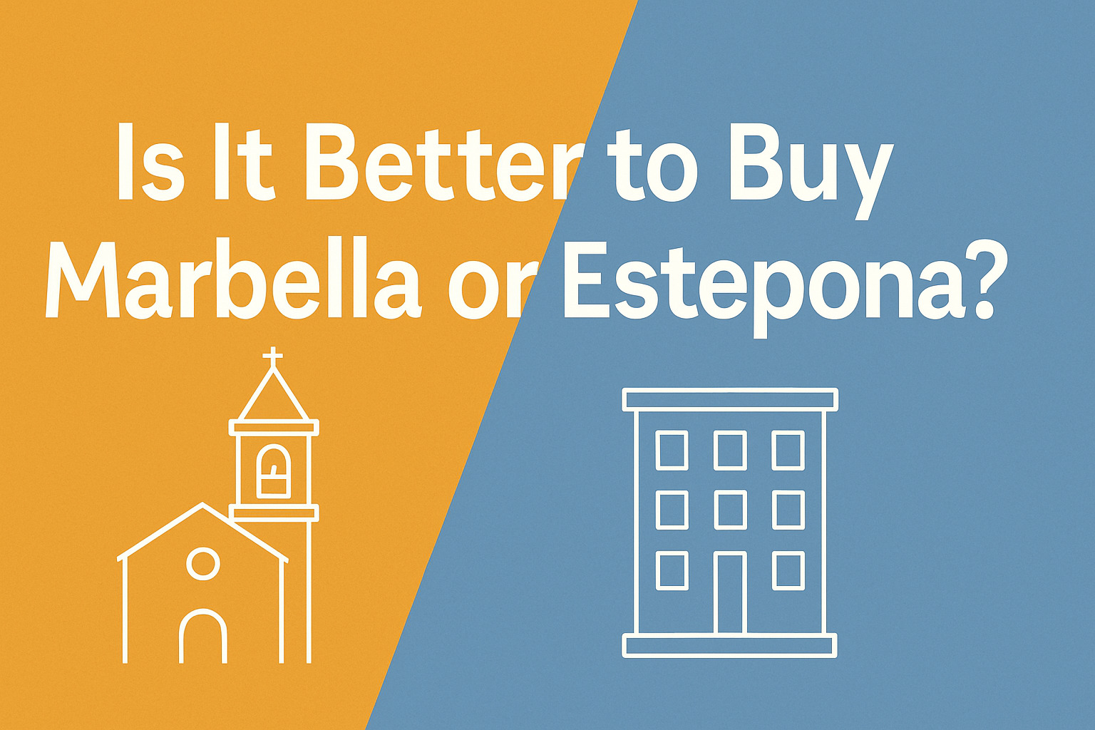 Marbella eller Estepona, hvor der det bedst at købe?