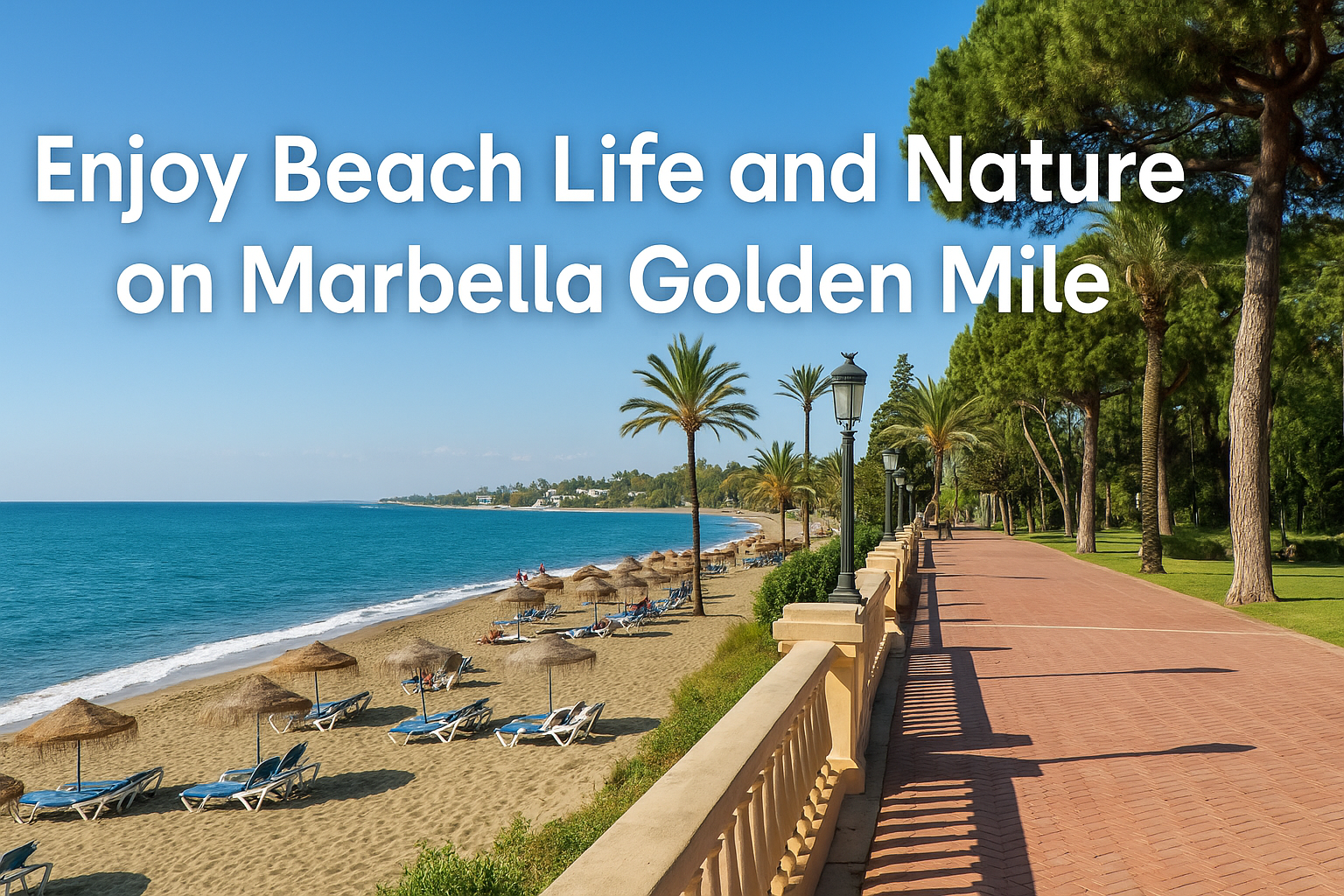 Strand og Natur i Hverdagen på Marbellas Golden Mile
