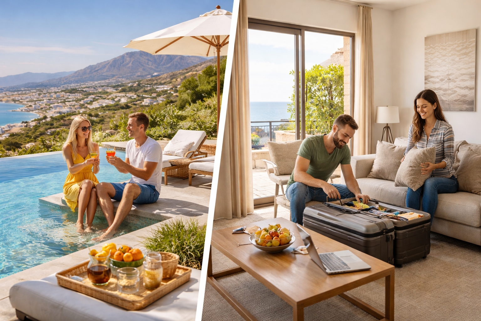 Semesteruthyrning vs långtidsuthyrning Spanien avkastning