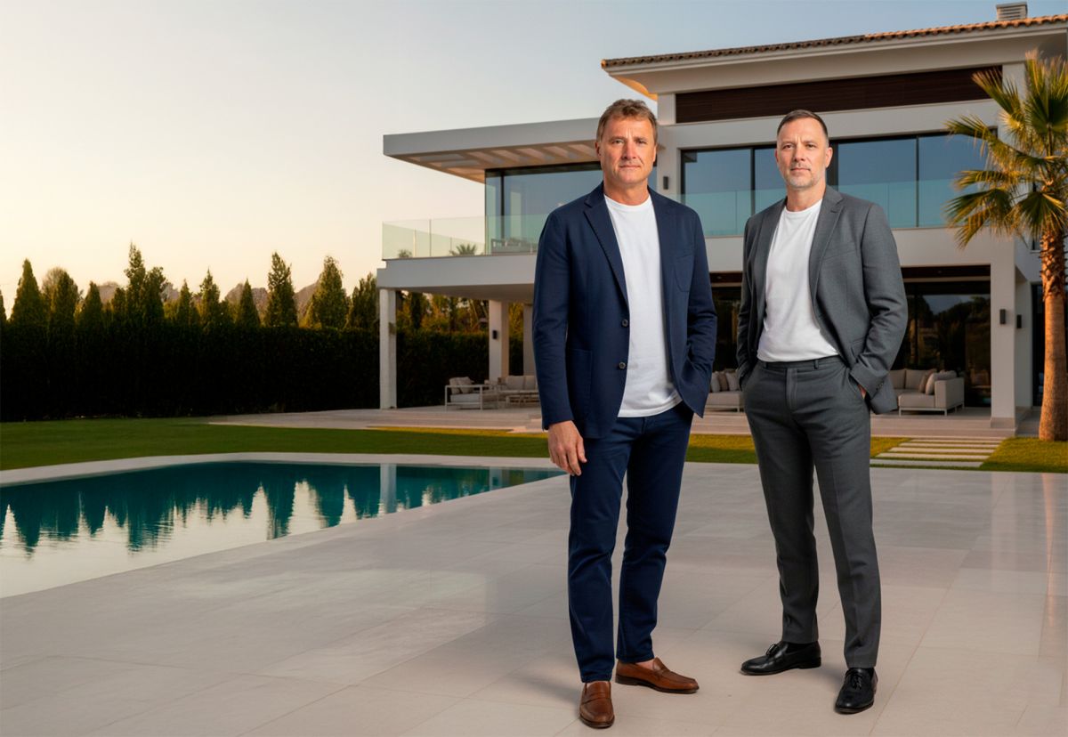 owners of sun properties marbella, Gert Haarman and Jes Thomsen